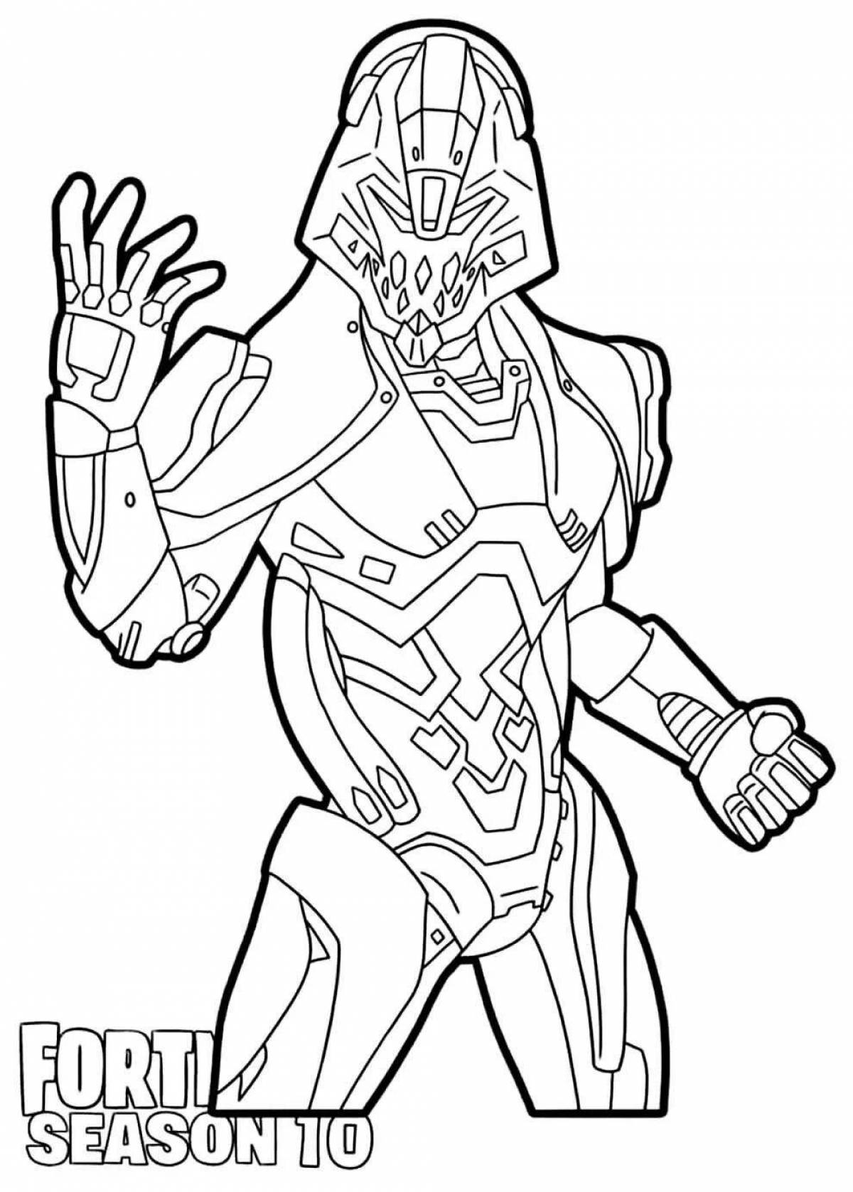 Luxury ford knight coloring page