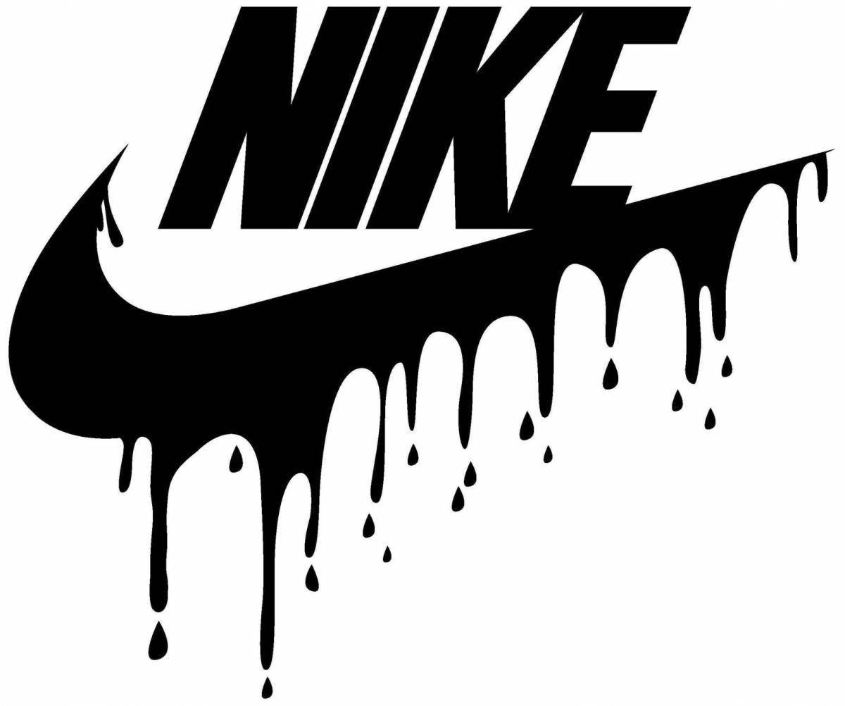 Как нарисовать значок nike