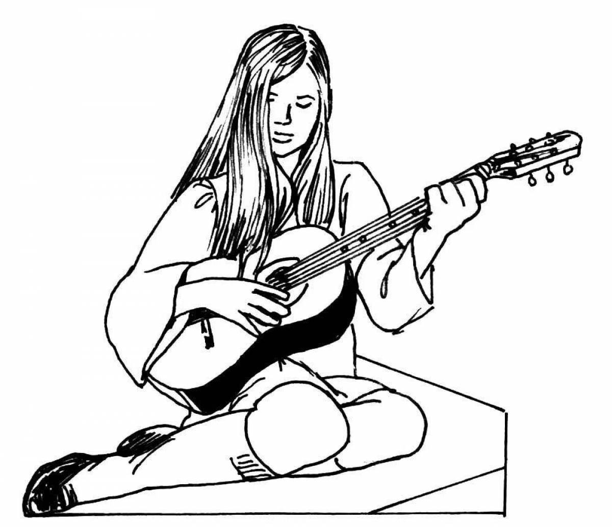 Playful guitar sketch