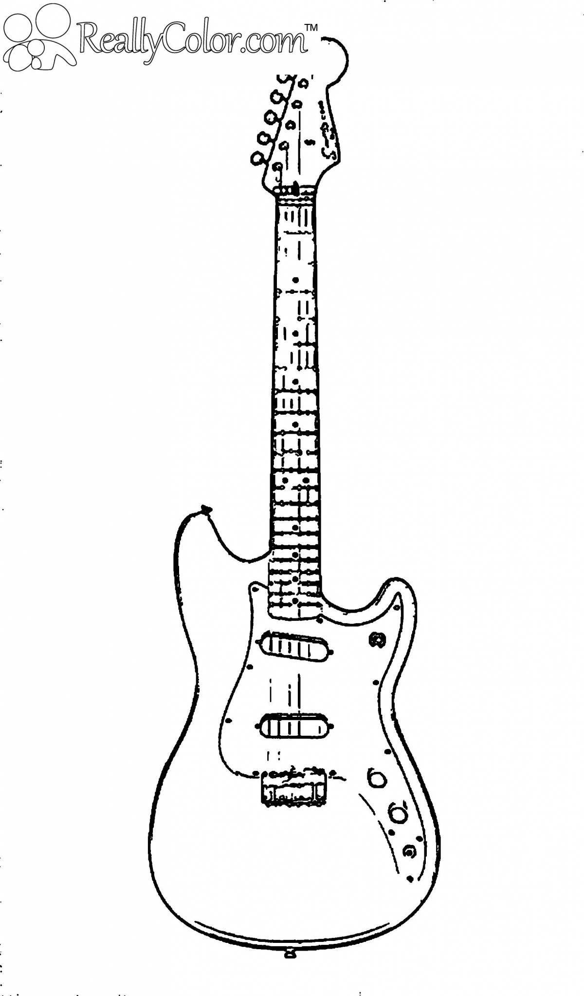 Creative guitar sketch