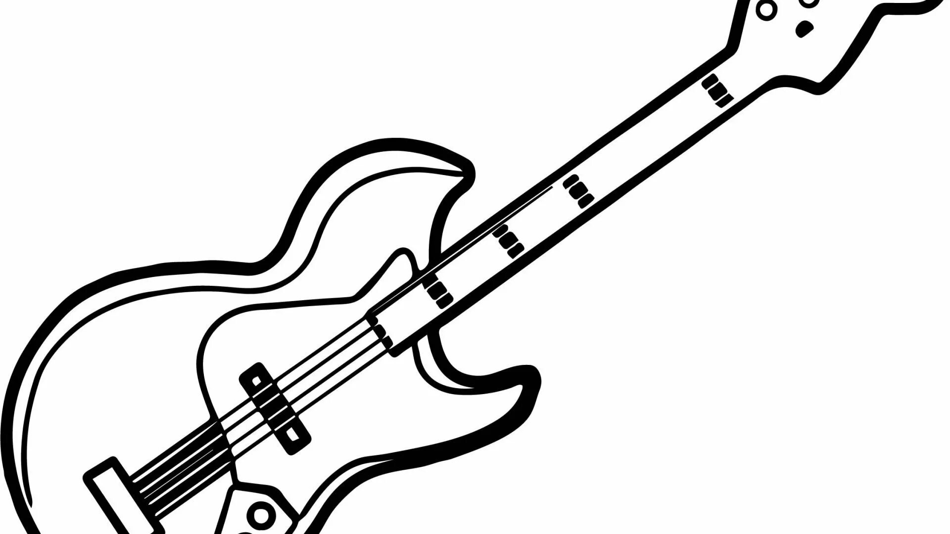 Fun guitar coloring book