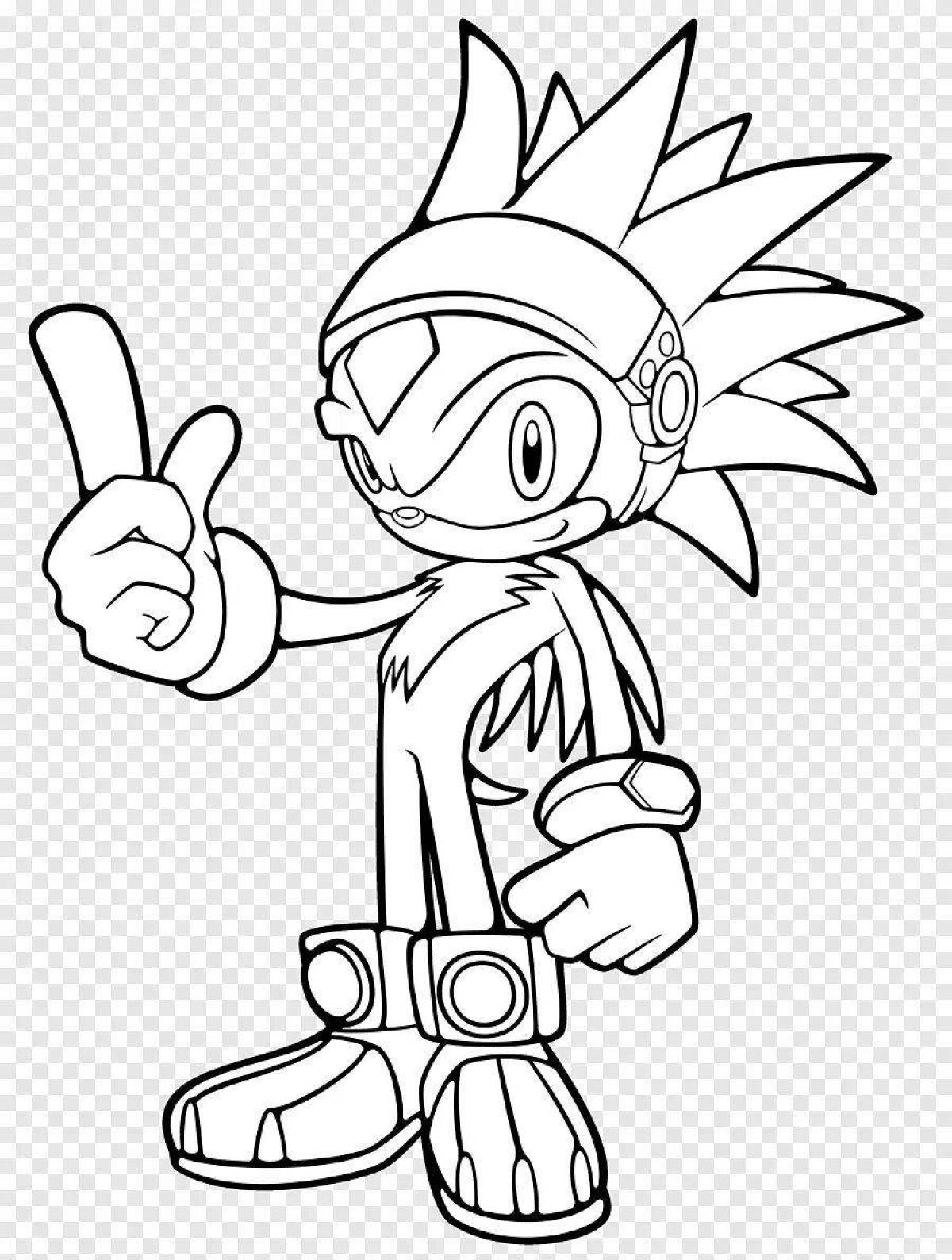 Sonic hedgehog live coloring