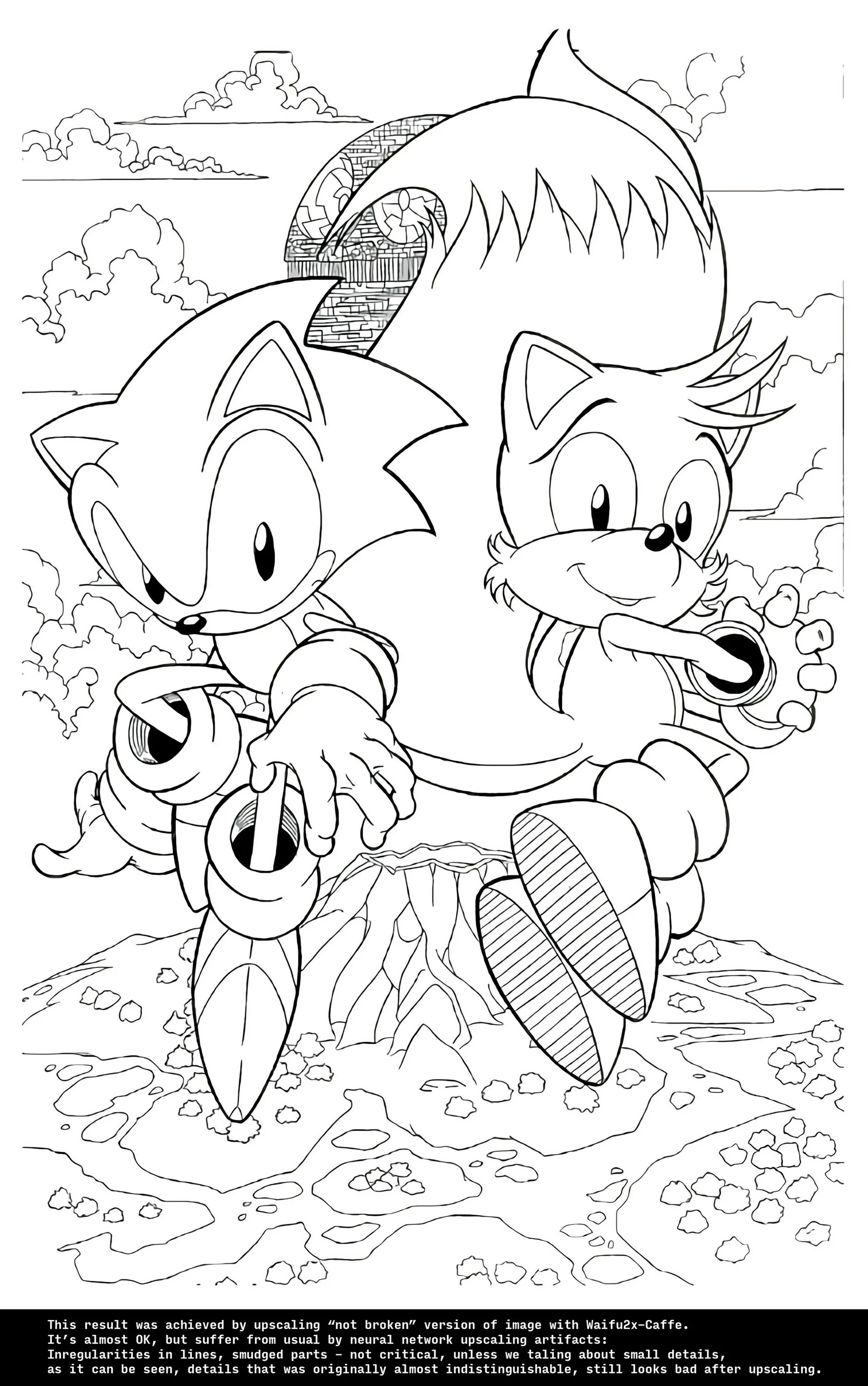 Fun coloring sonic the hedgehog
