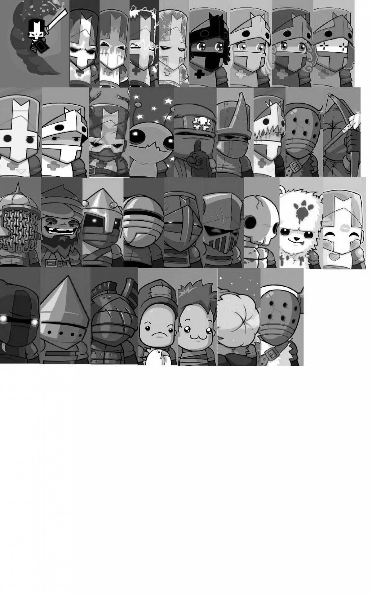 Exquisite castle crushers coloring book