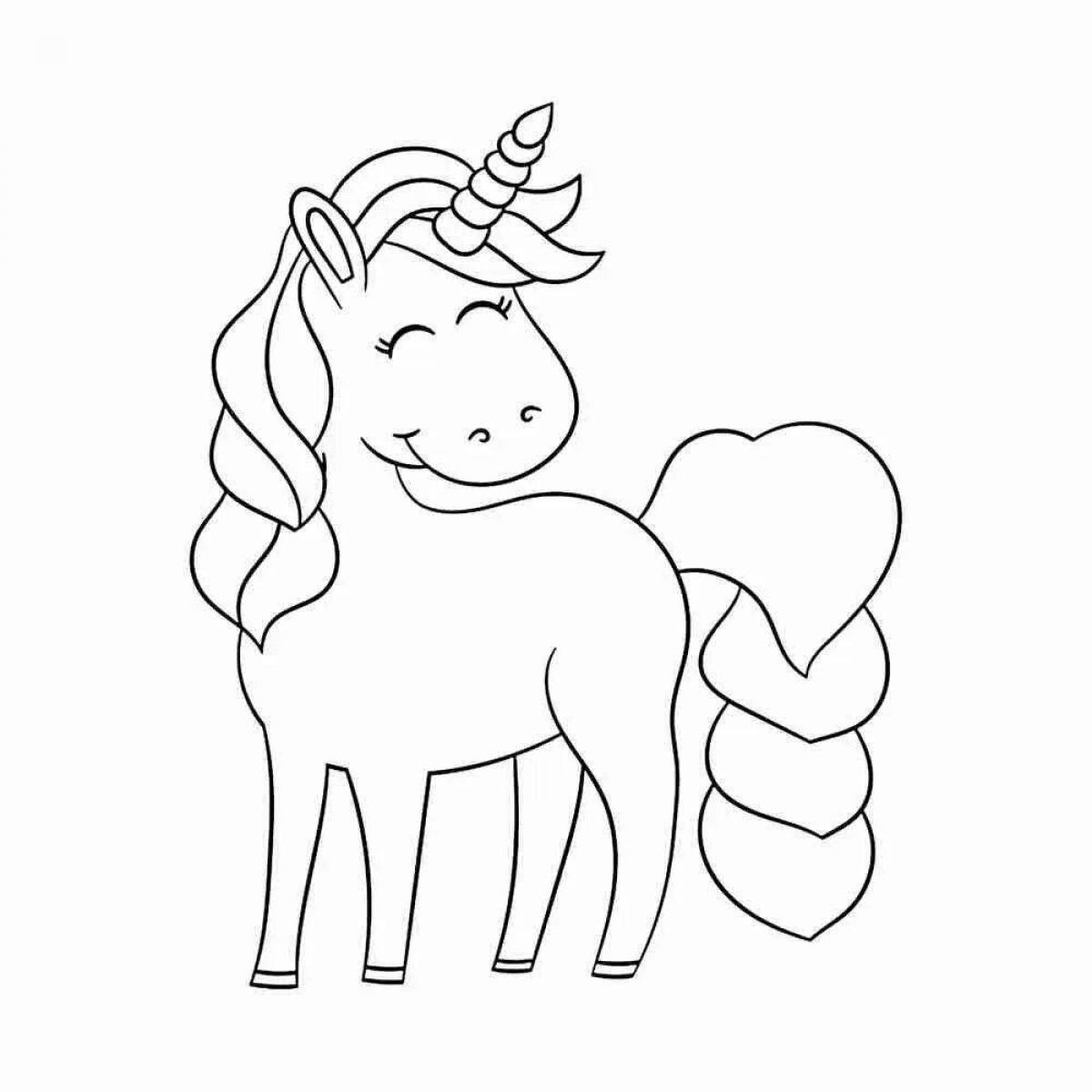 Cute coloring pages cute unicorns