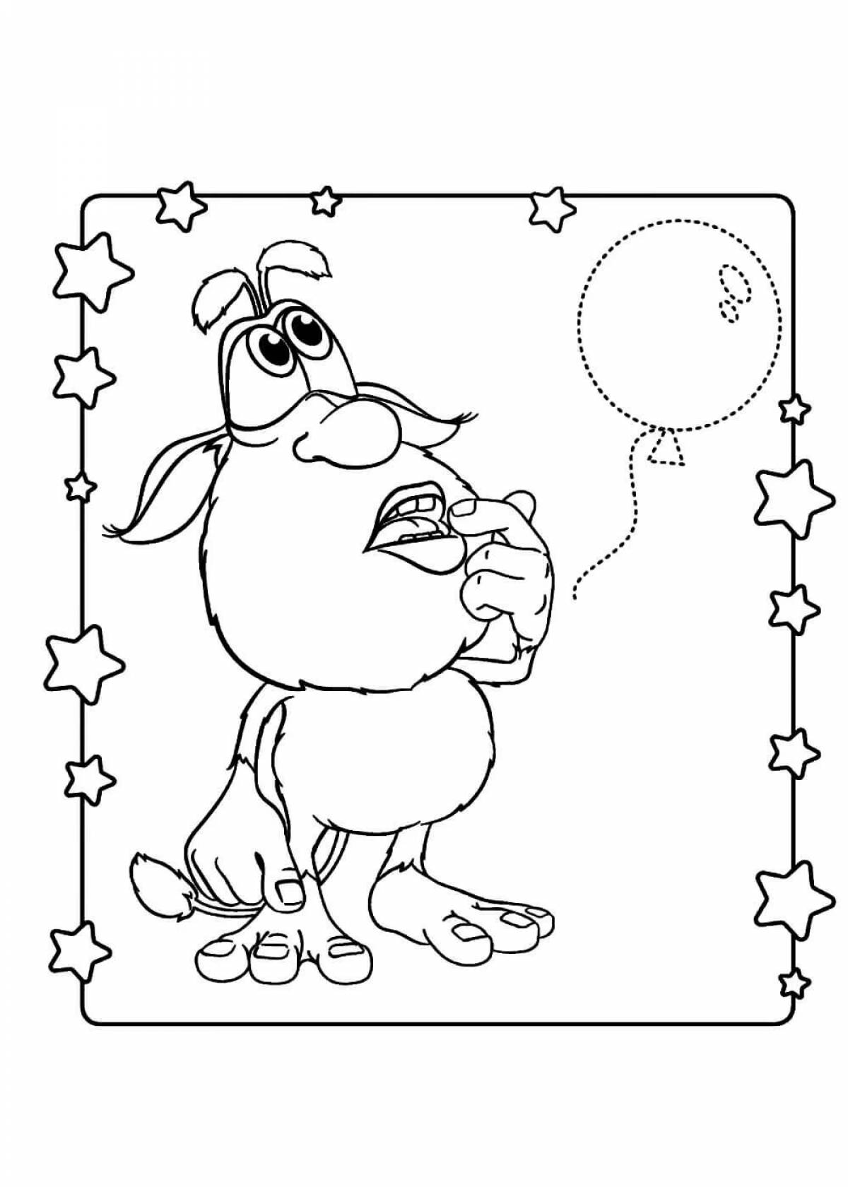 Booba animated coloring game