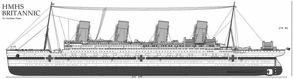 Титаник корабль #1