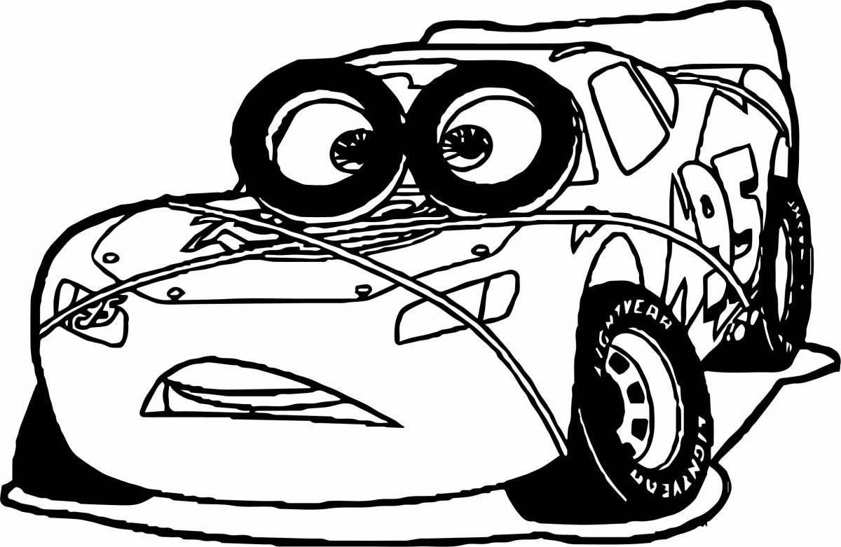 Amazing taxi coloring page