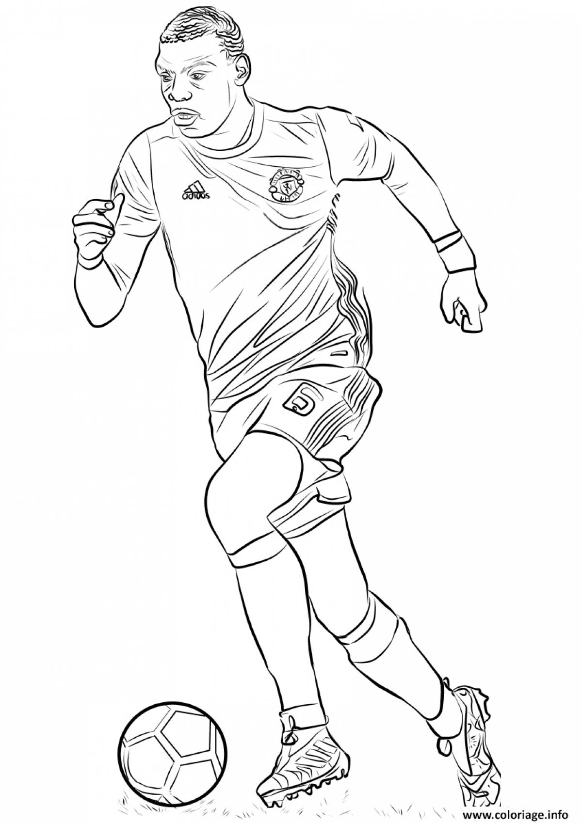 Photo Funny ronaldo football coloring book