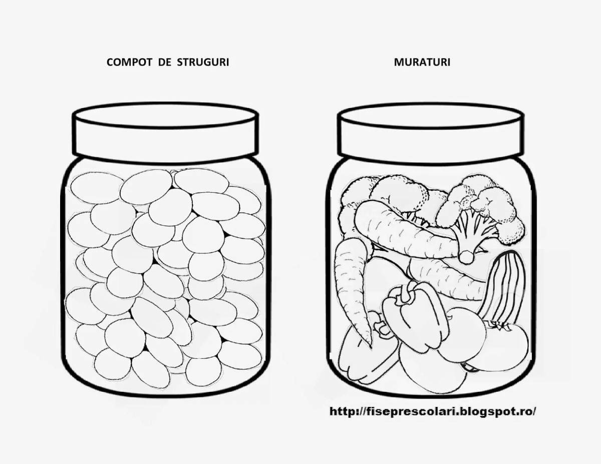 Живой рома раскраска компот