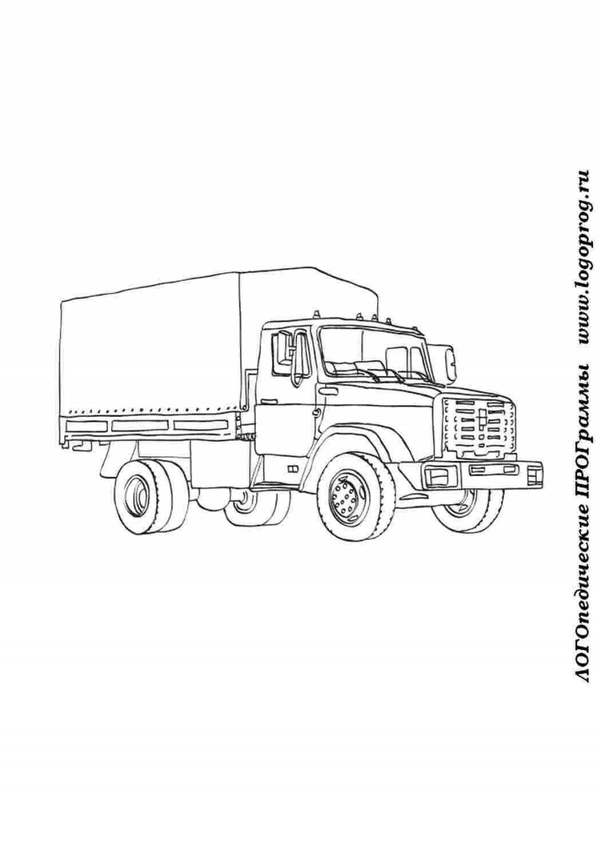 Charming Soviet cars coloring book