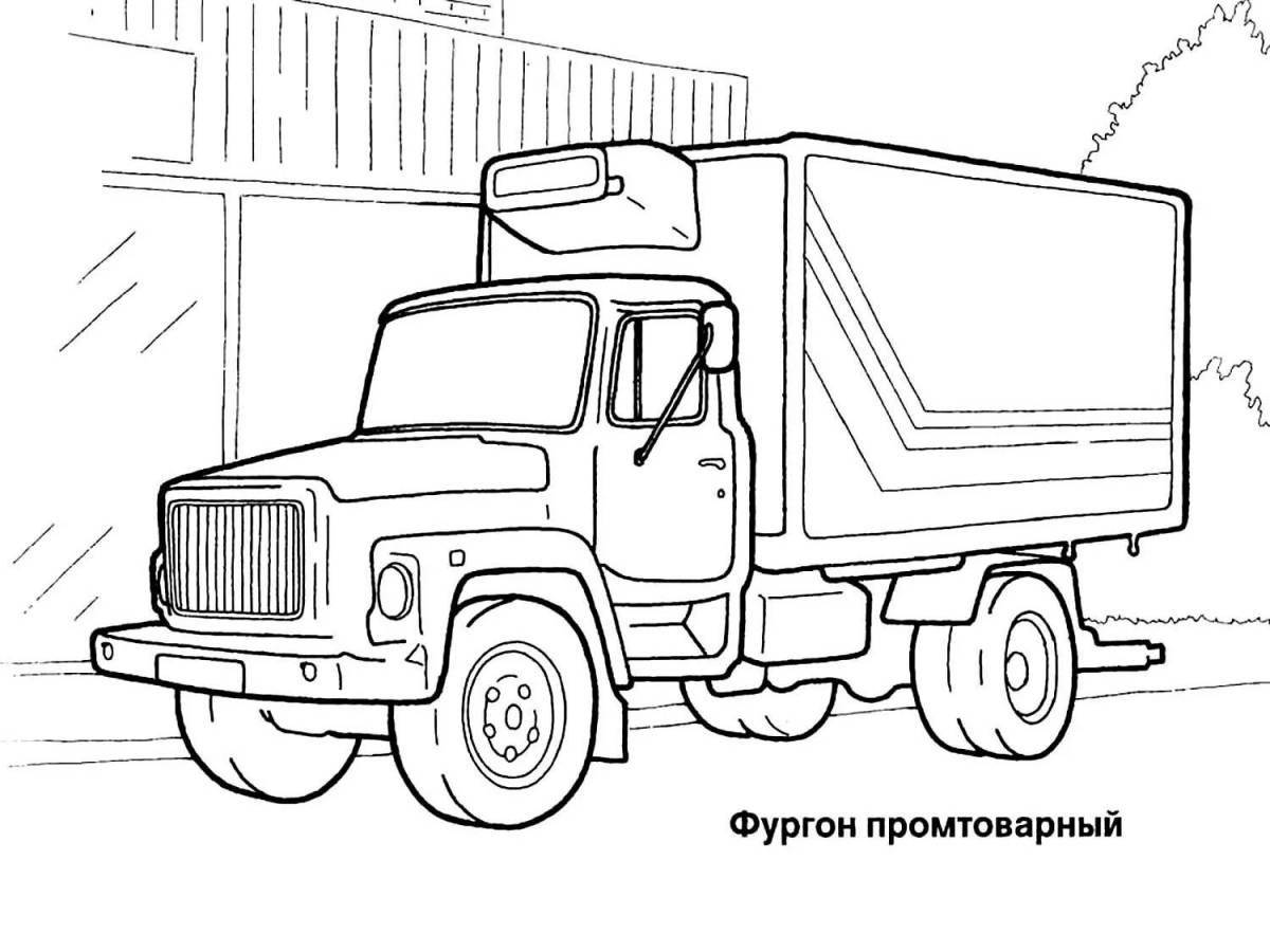 Coloring animated Soviet cars