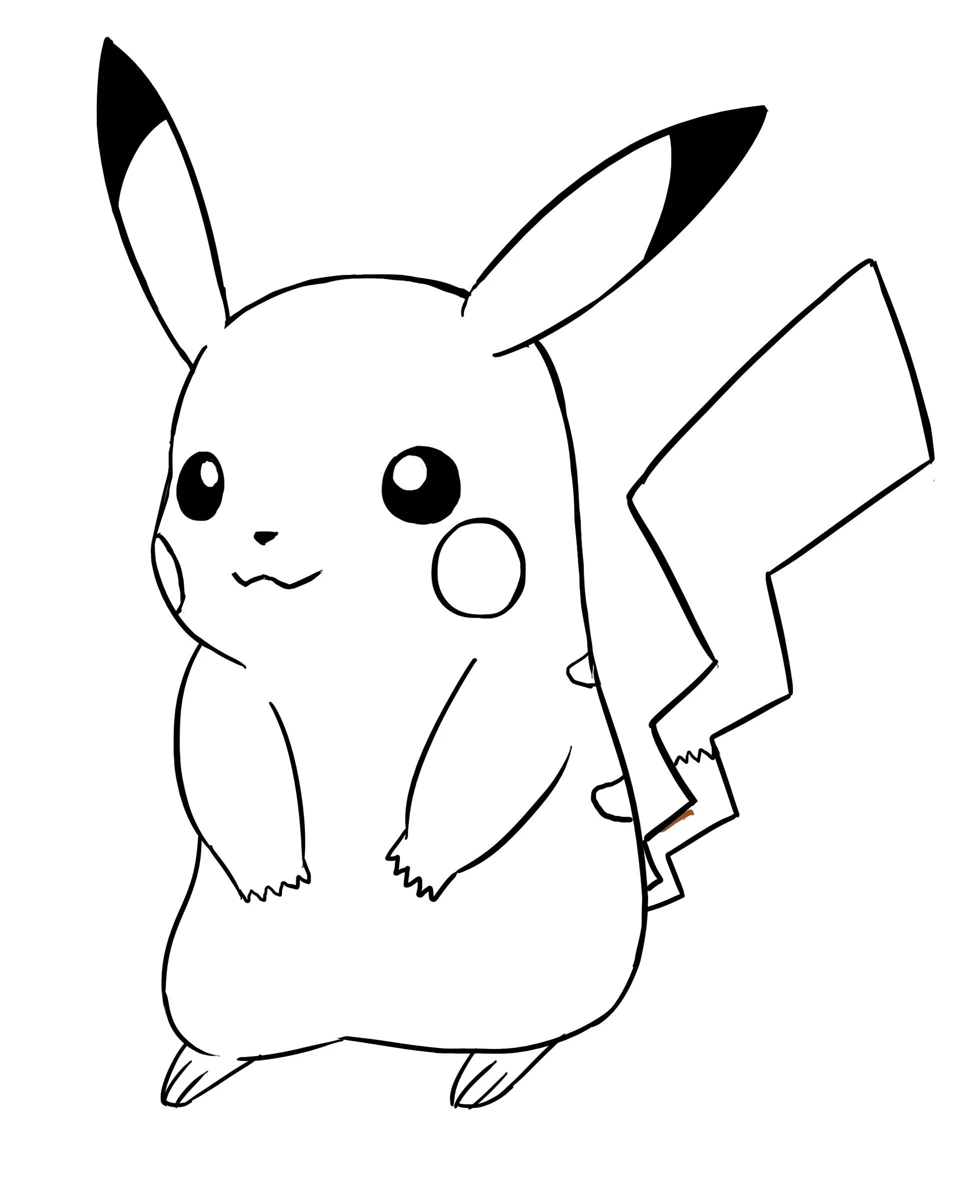 Fascinating pikachu coloring book