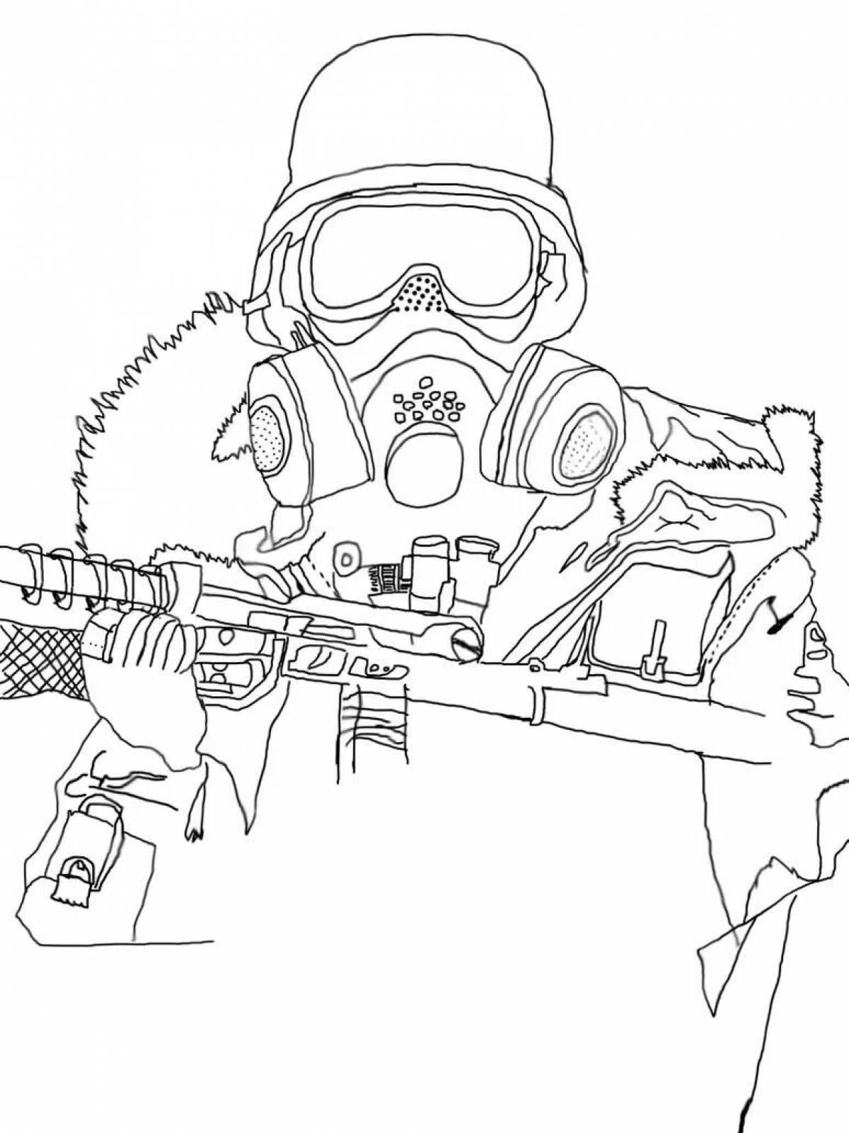 Flawless Subway Game coloring page