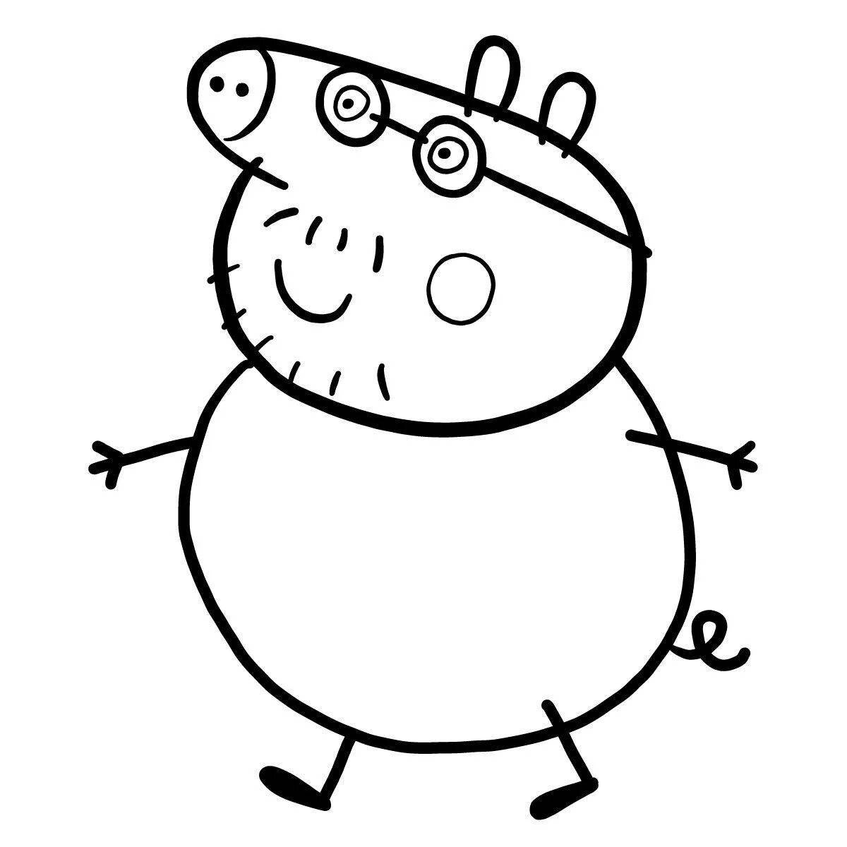 Susie Sheep Animated Coloring Page
