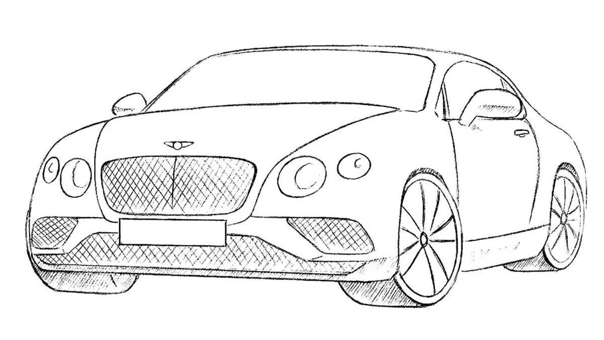 Mercedes sports fun coloring