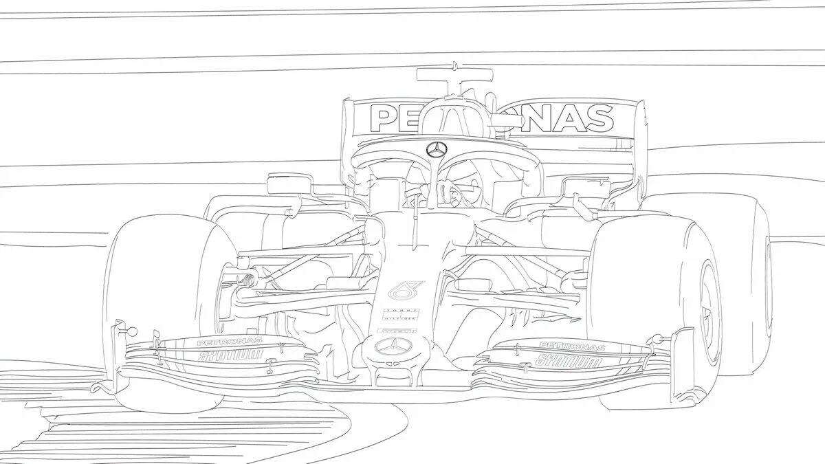 Coloring perfect mercedes sports