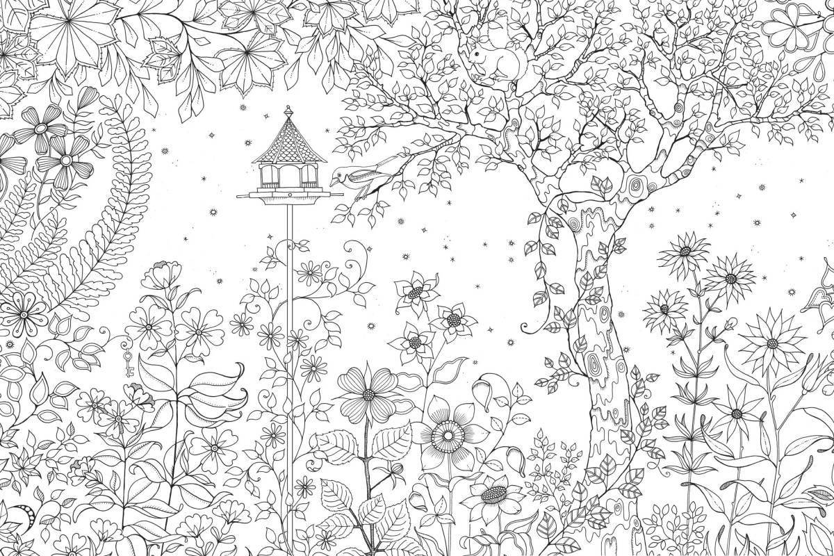 Energy anti-stress spring coloring book