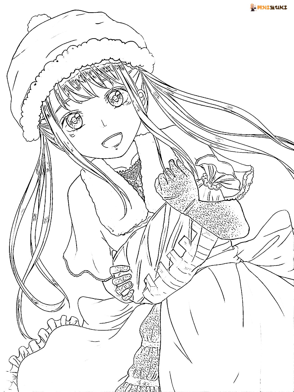 Anime Snow Maiden #1