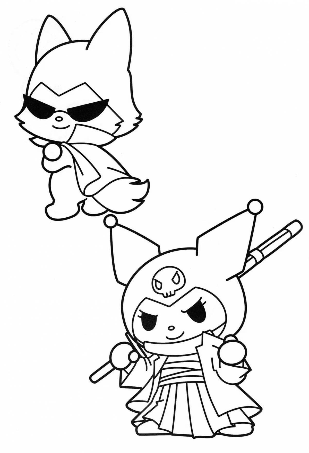 Amazing My Melody Coloring Page