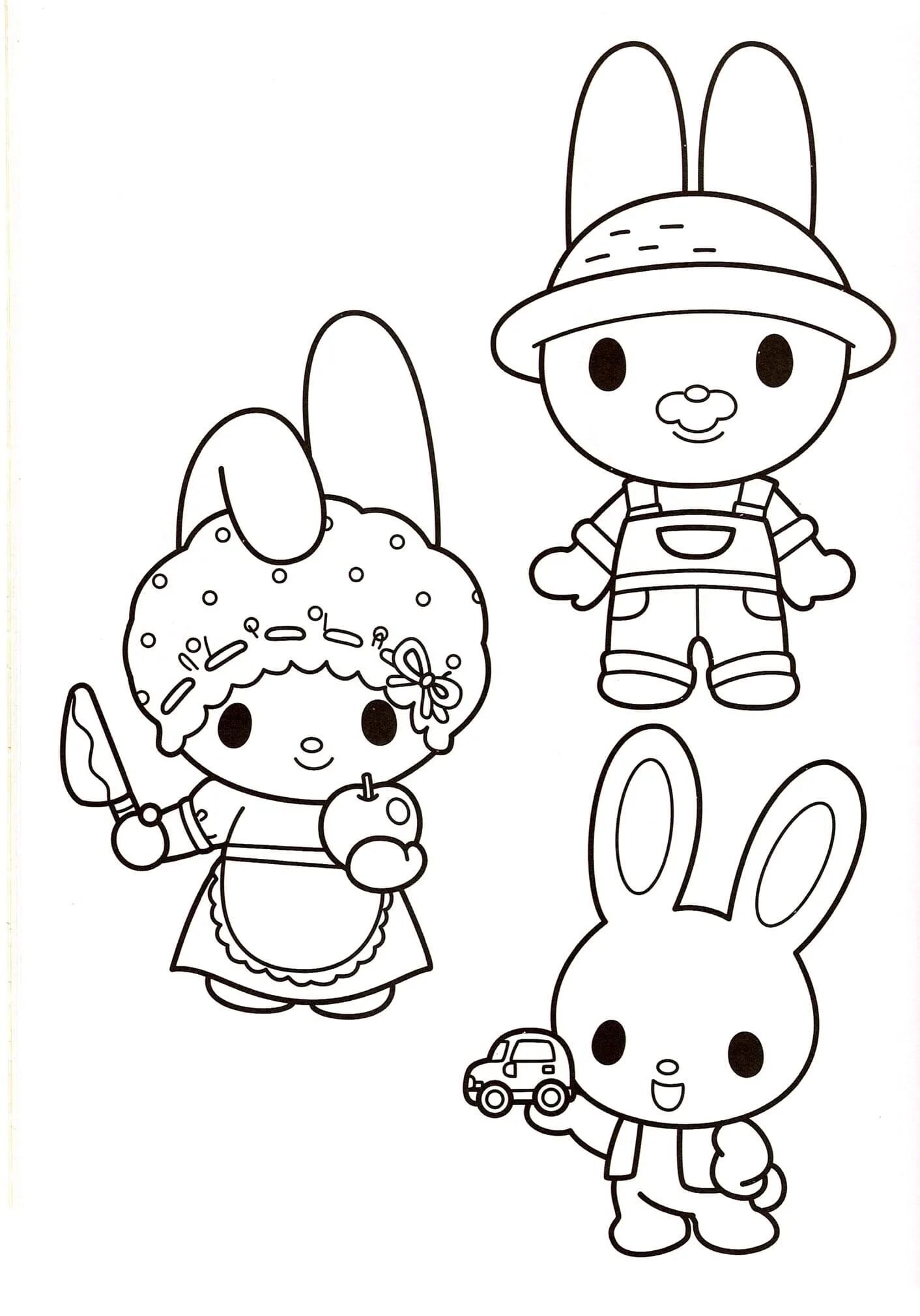 Coloring page pleasing my melody