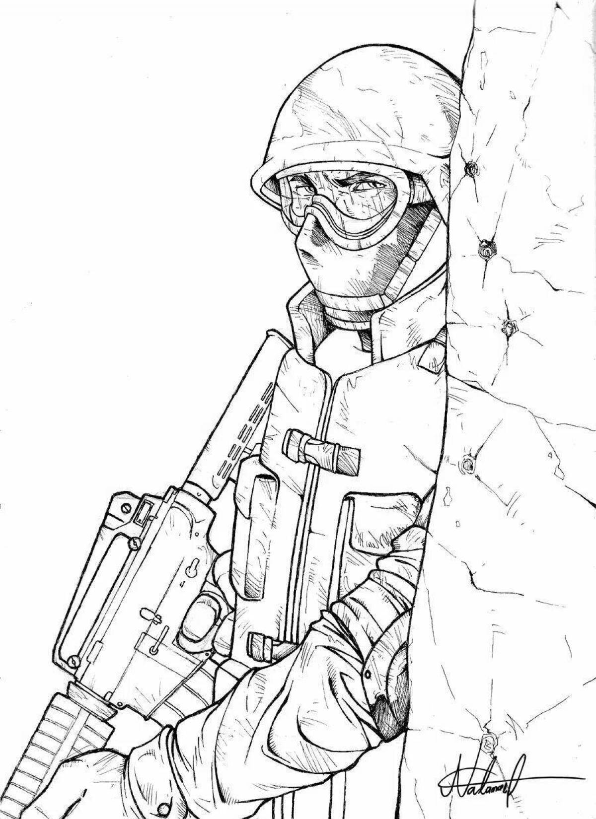Dynamic standoff skins coloring page
