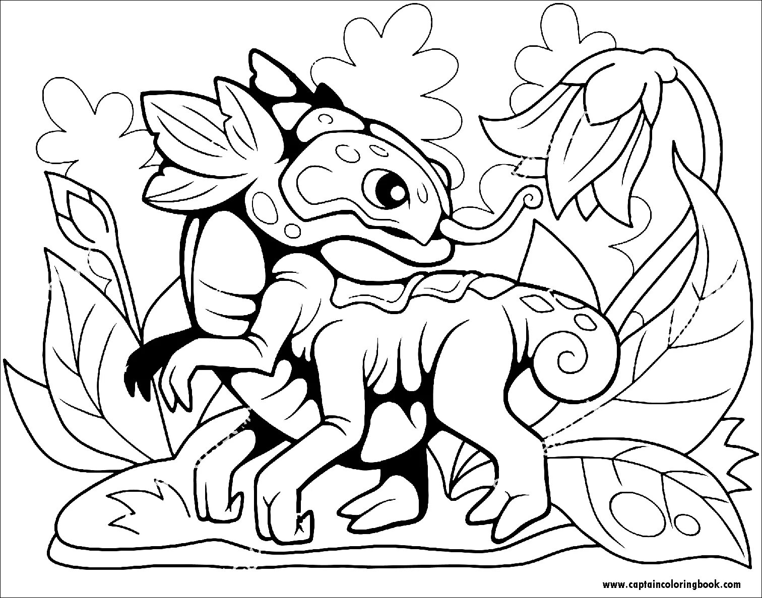Cute and adorable dragon coloring book