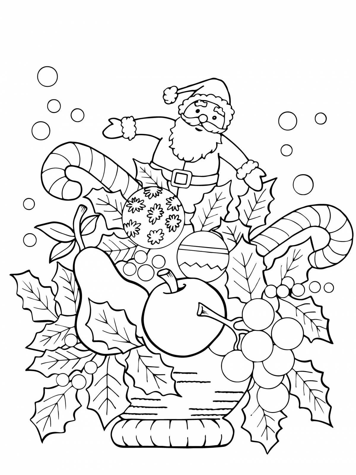 Glorious Christmas coloring book