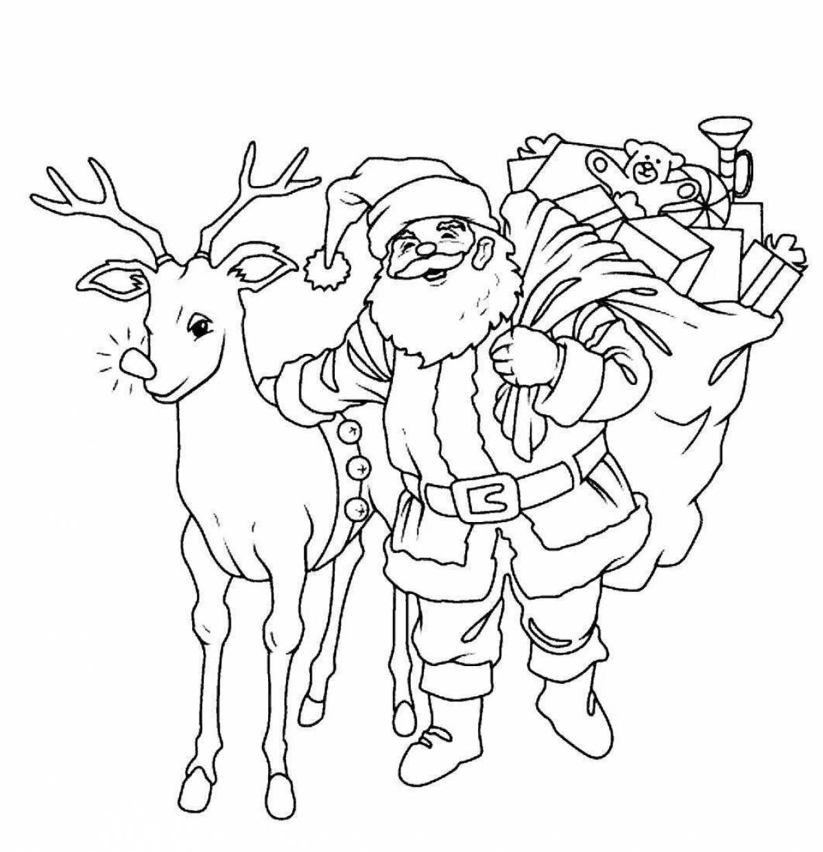 Crazy Christmas coloring book