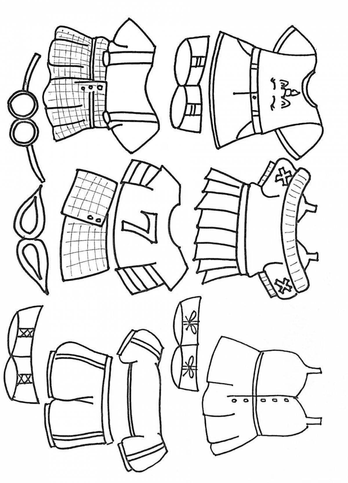 одежда для бумажной уточки лалафанфан распечатать