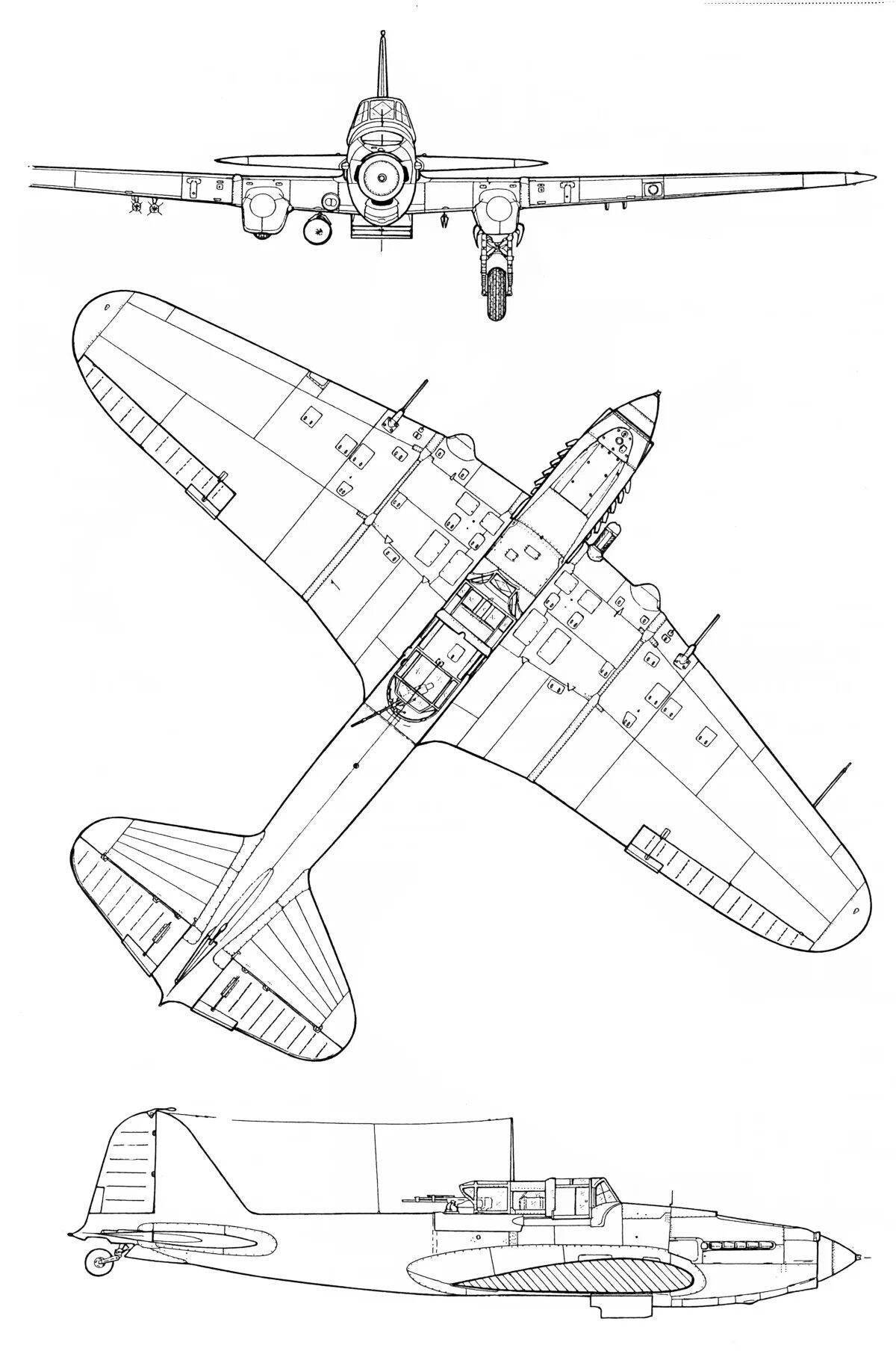 Ил-4 Blueprint