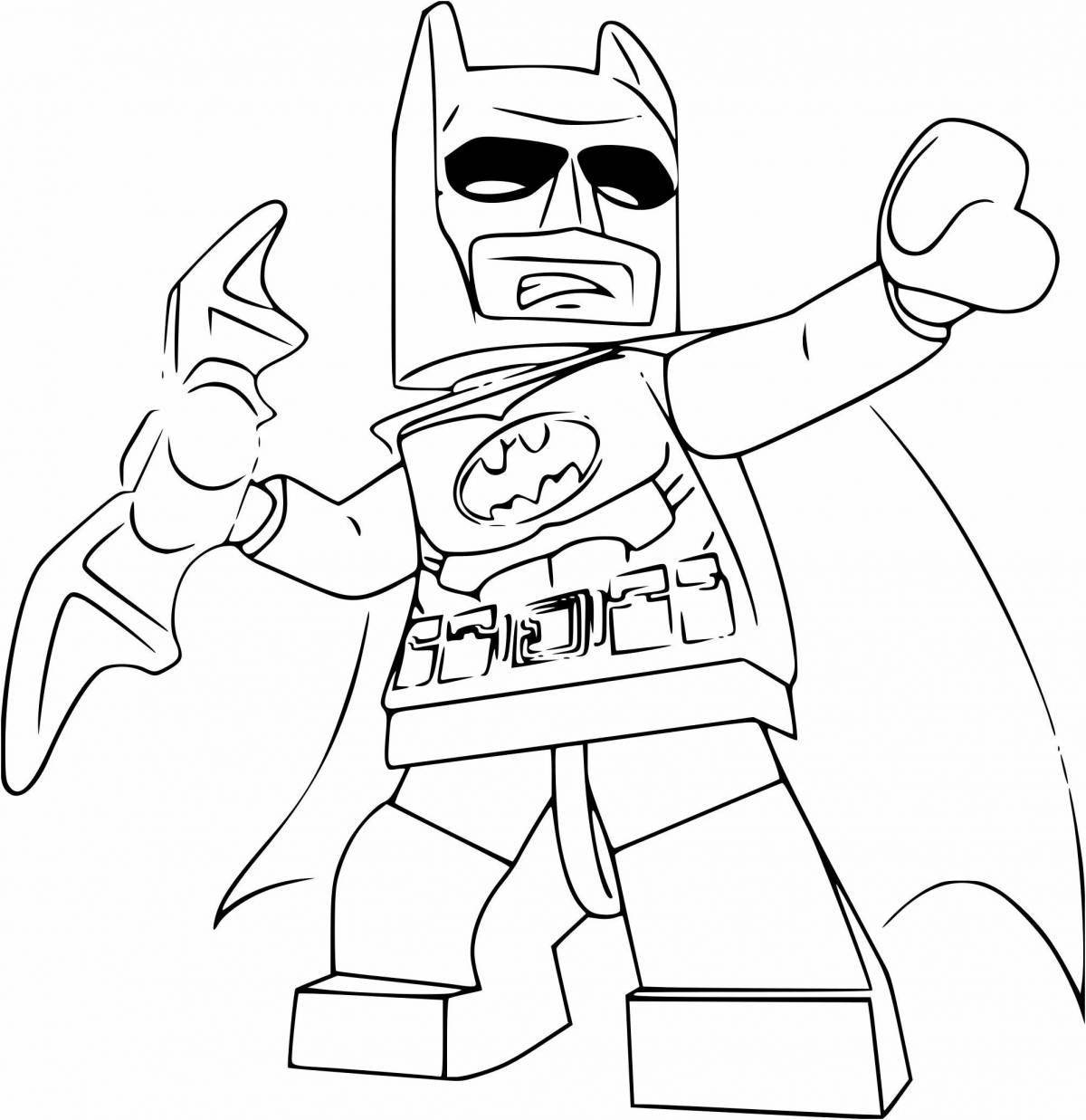 Lego great heroes coloring book