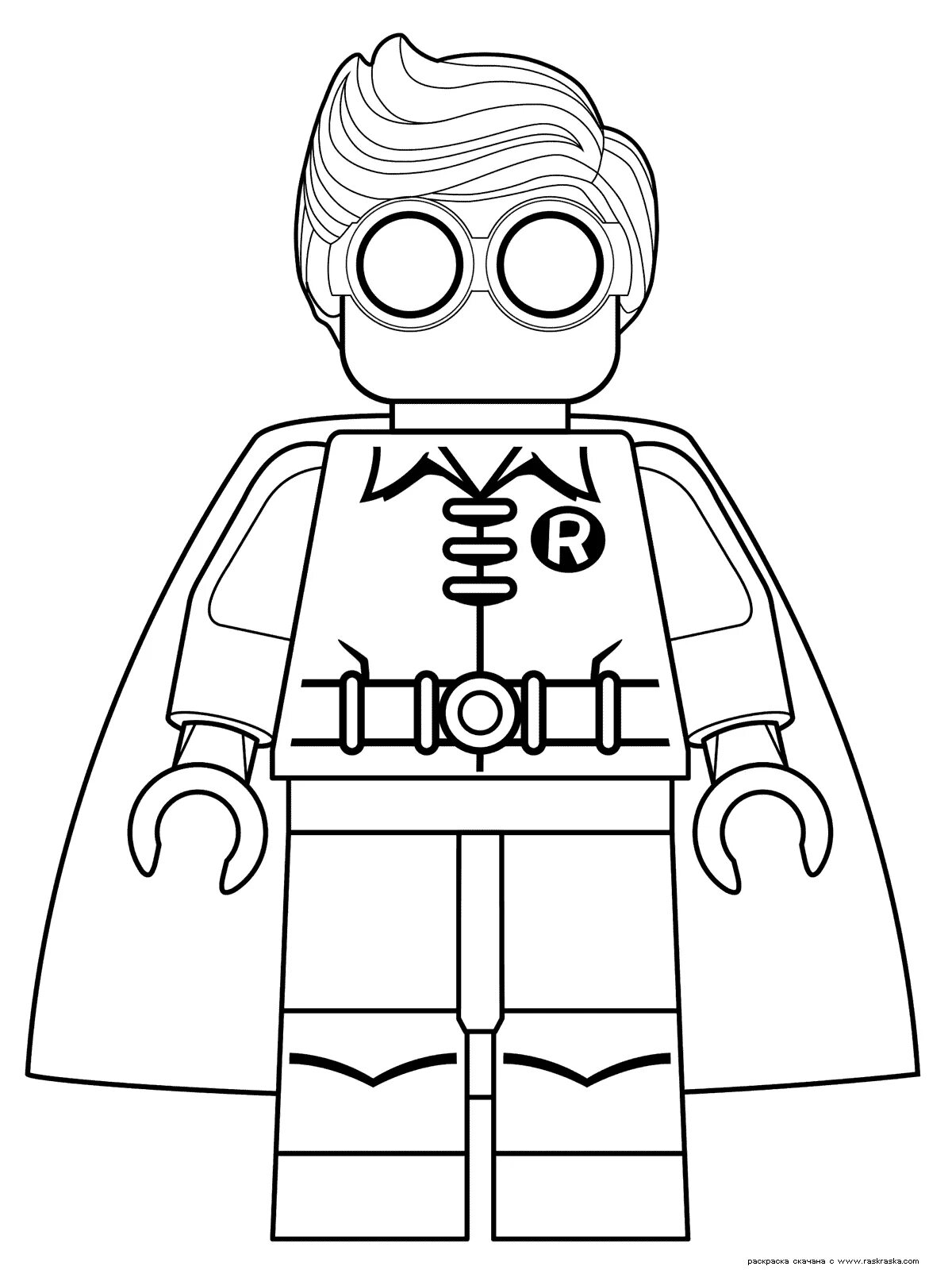 Marvelous heroes lego coloring book