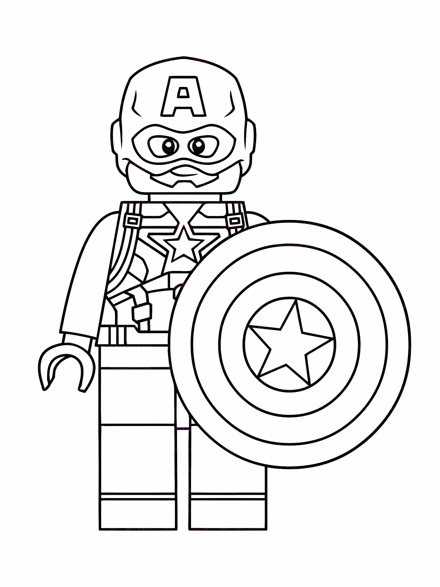 Lego heroes coloring book