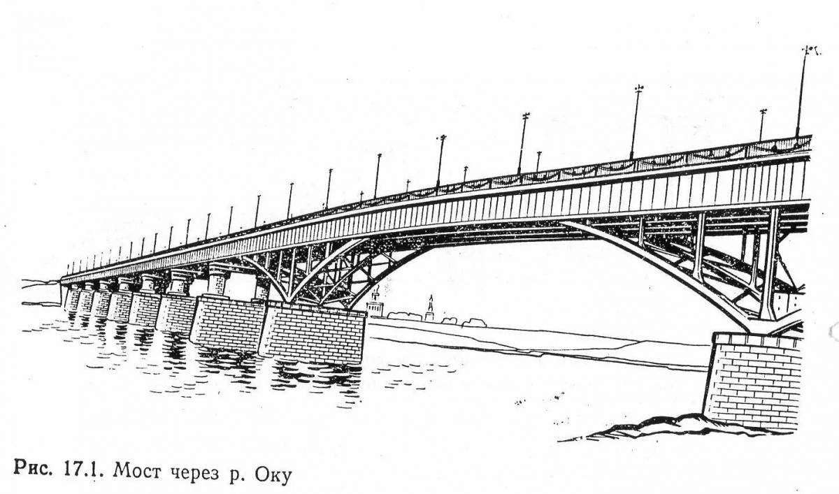 Photo Coloring page charming river volga