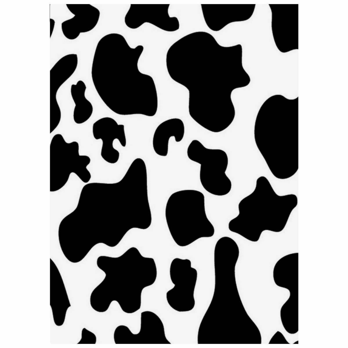 Coloring page elegant cow