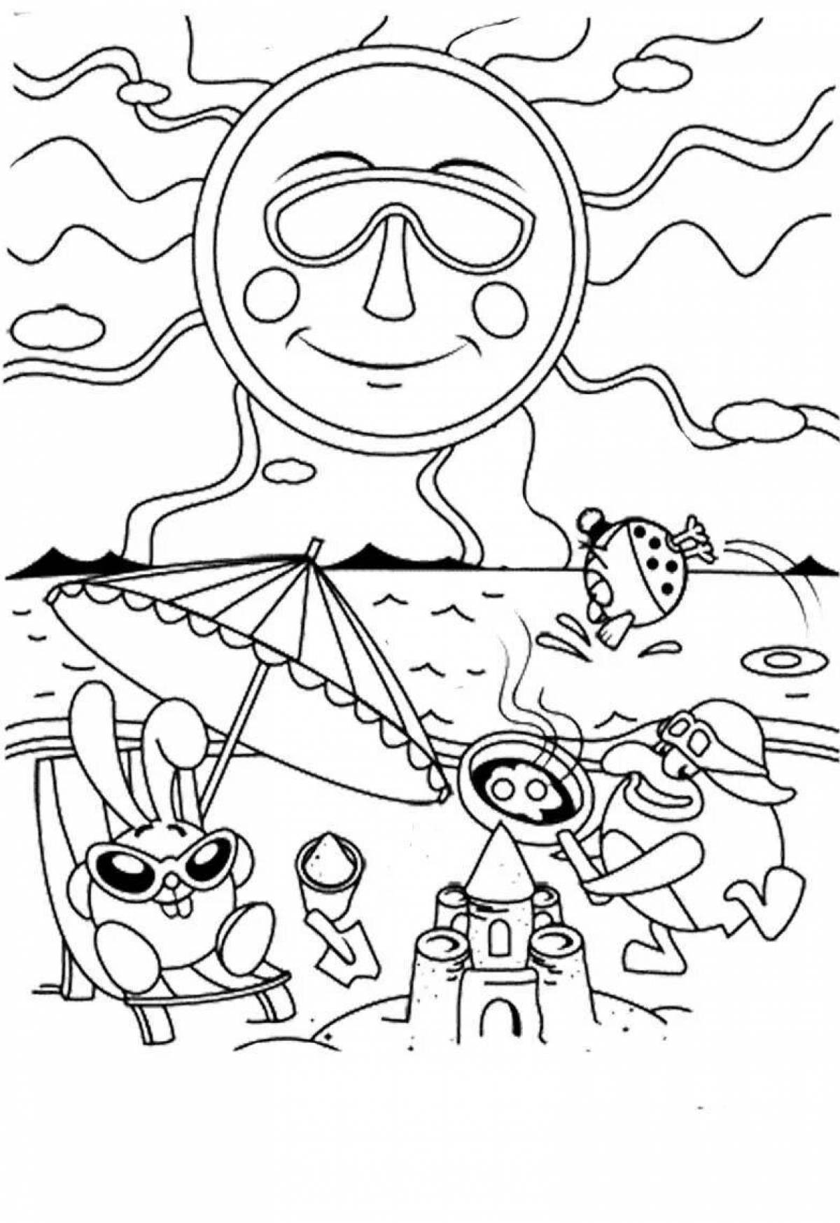 Photo Attractive Smeshariki complex coloring book