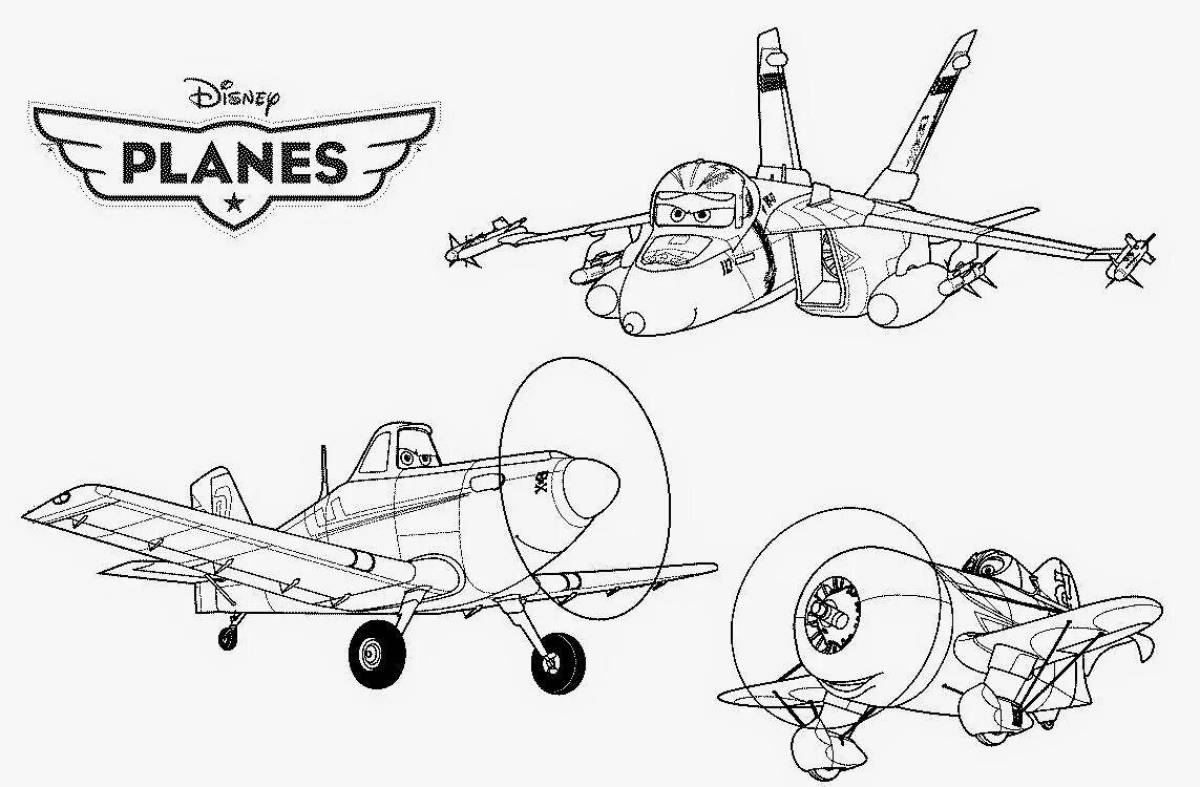 Disney planes coloring book