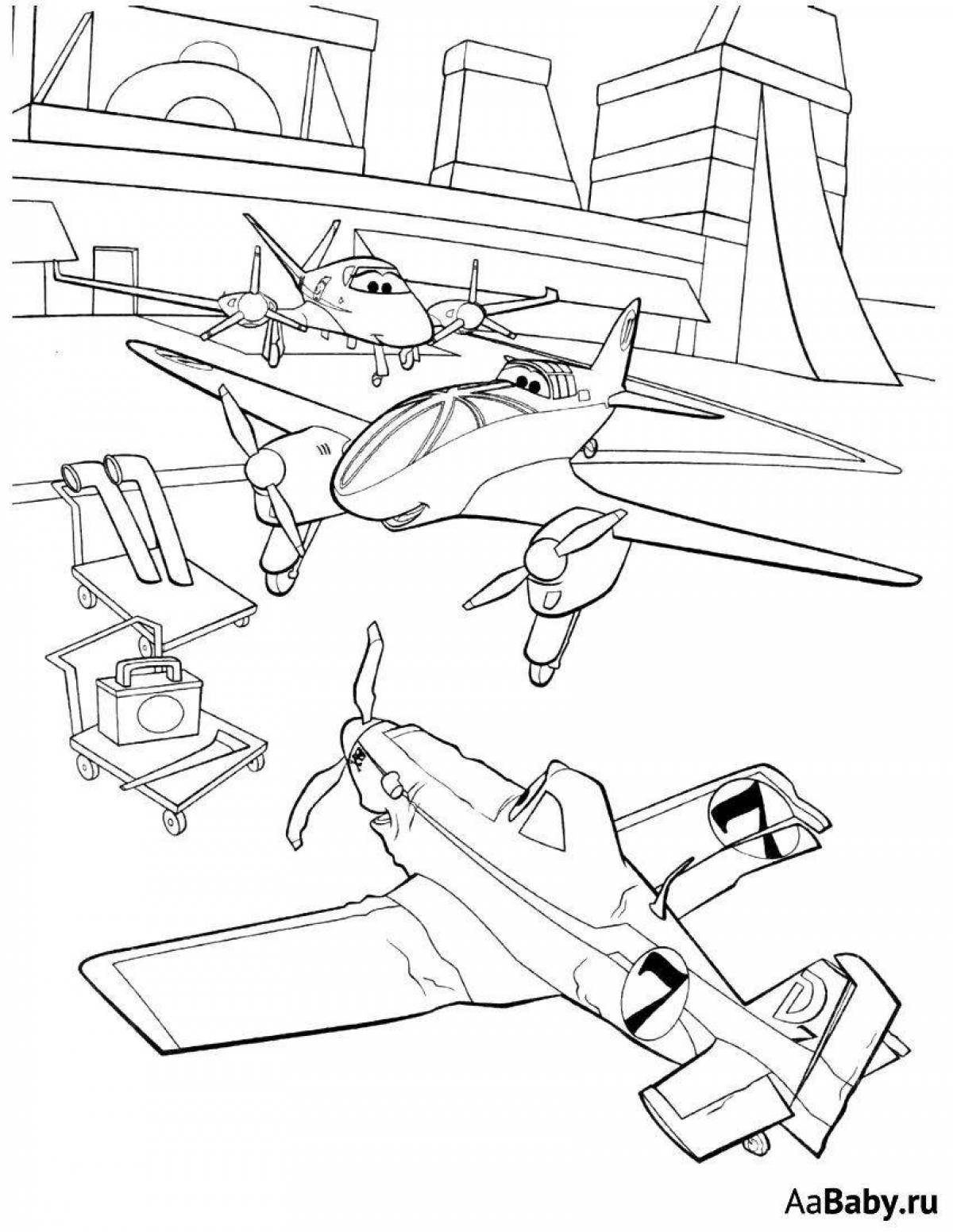 Fine Disney planes coloring book