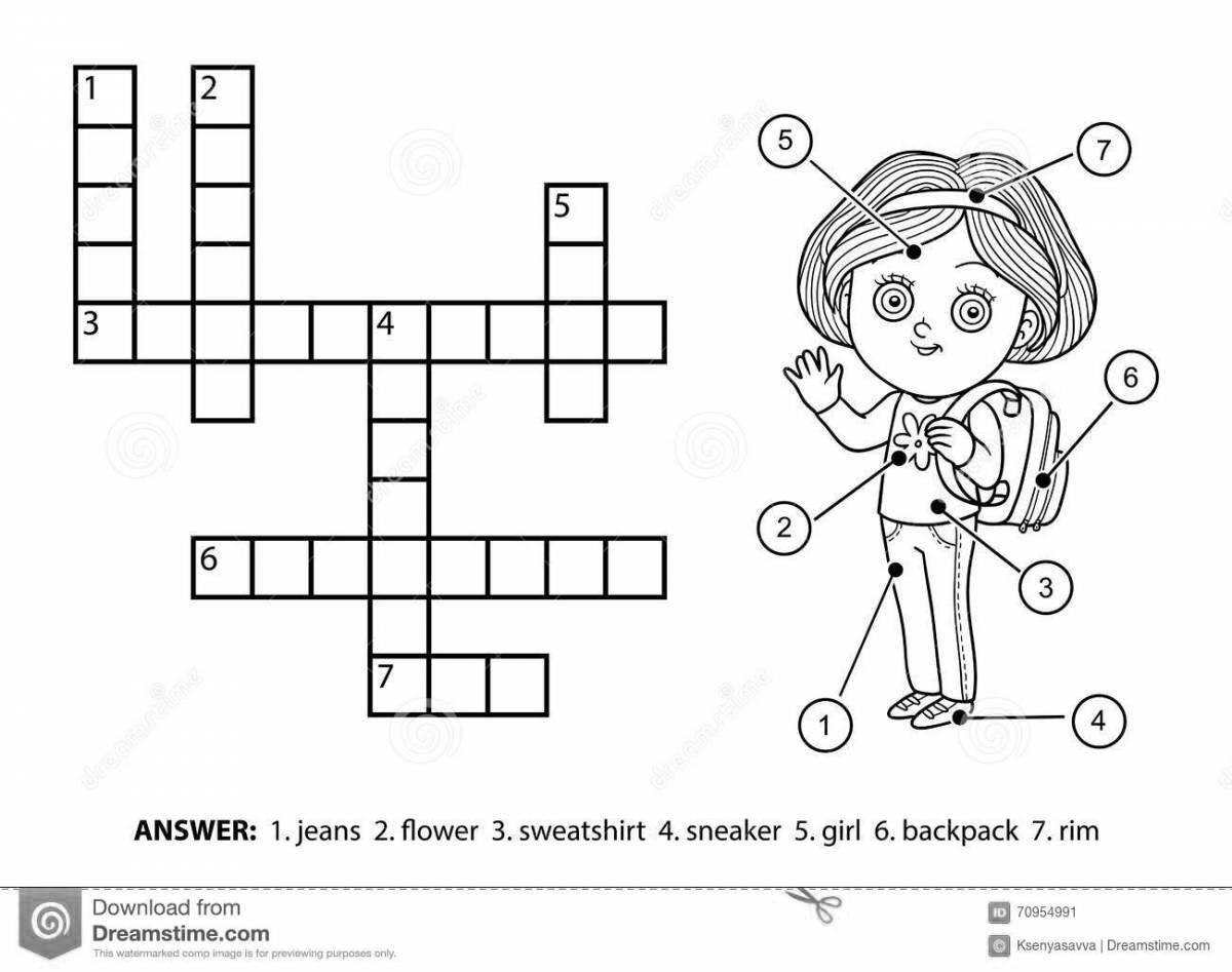 Fashionable cheek fight crossword puzzle