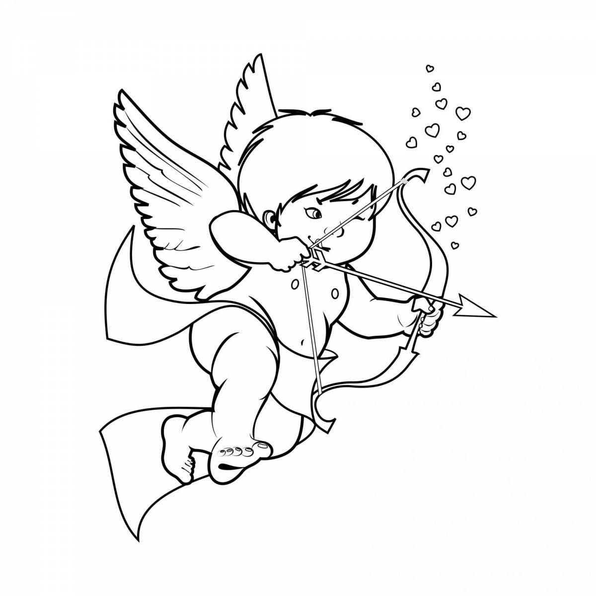 Baby angel coloring book