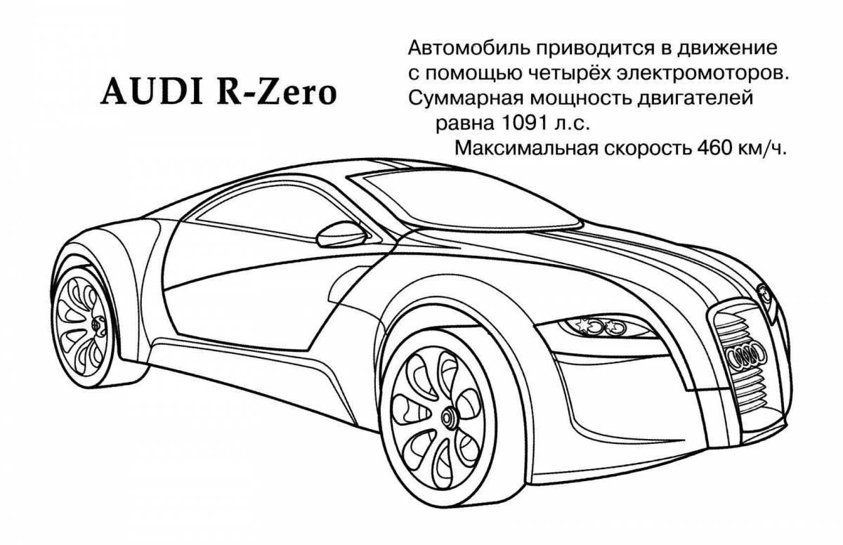 Fun coloring audi sport