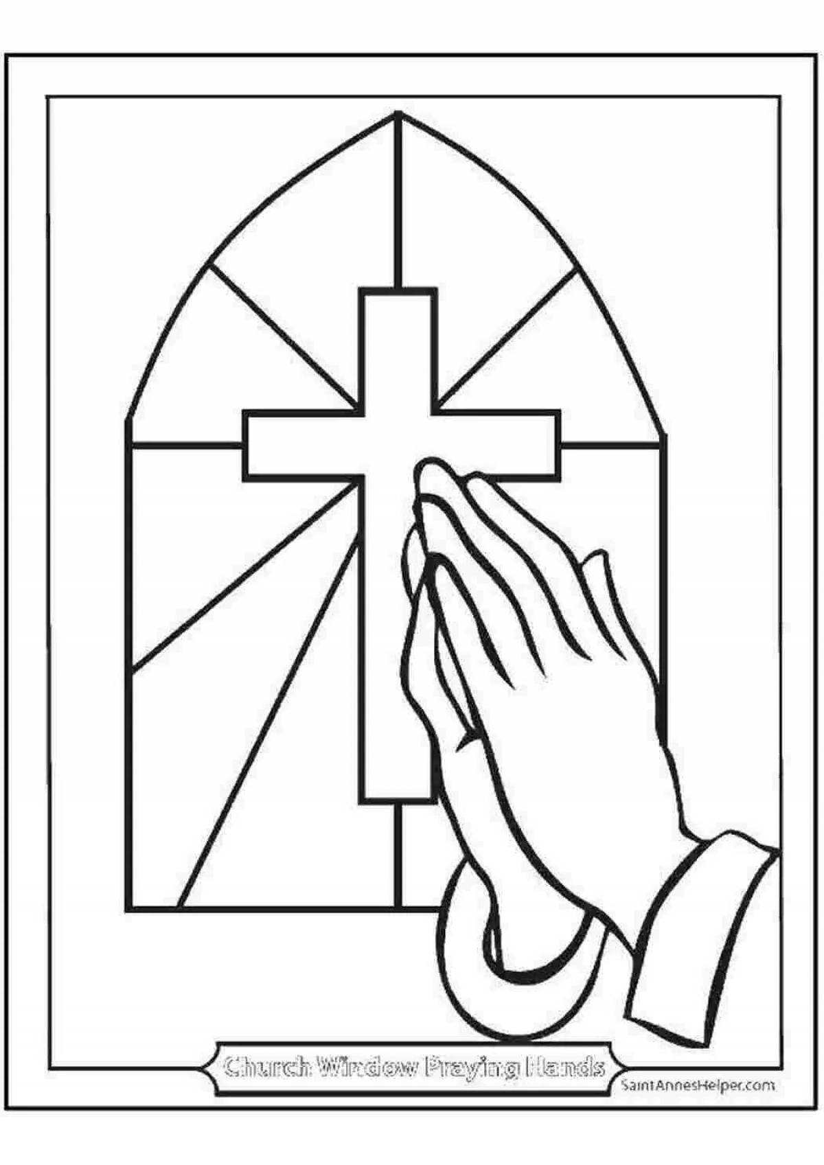 Rampant church coloring page