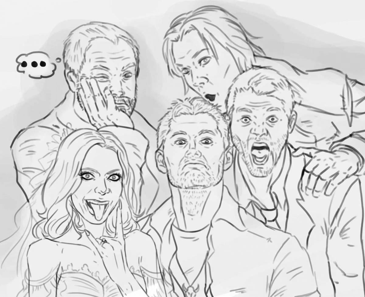 Photo Exquisite coloring spiral supernatural