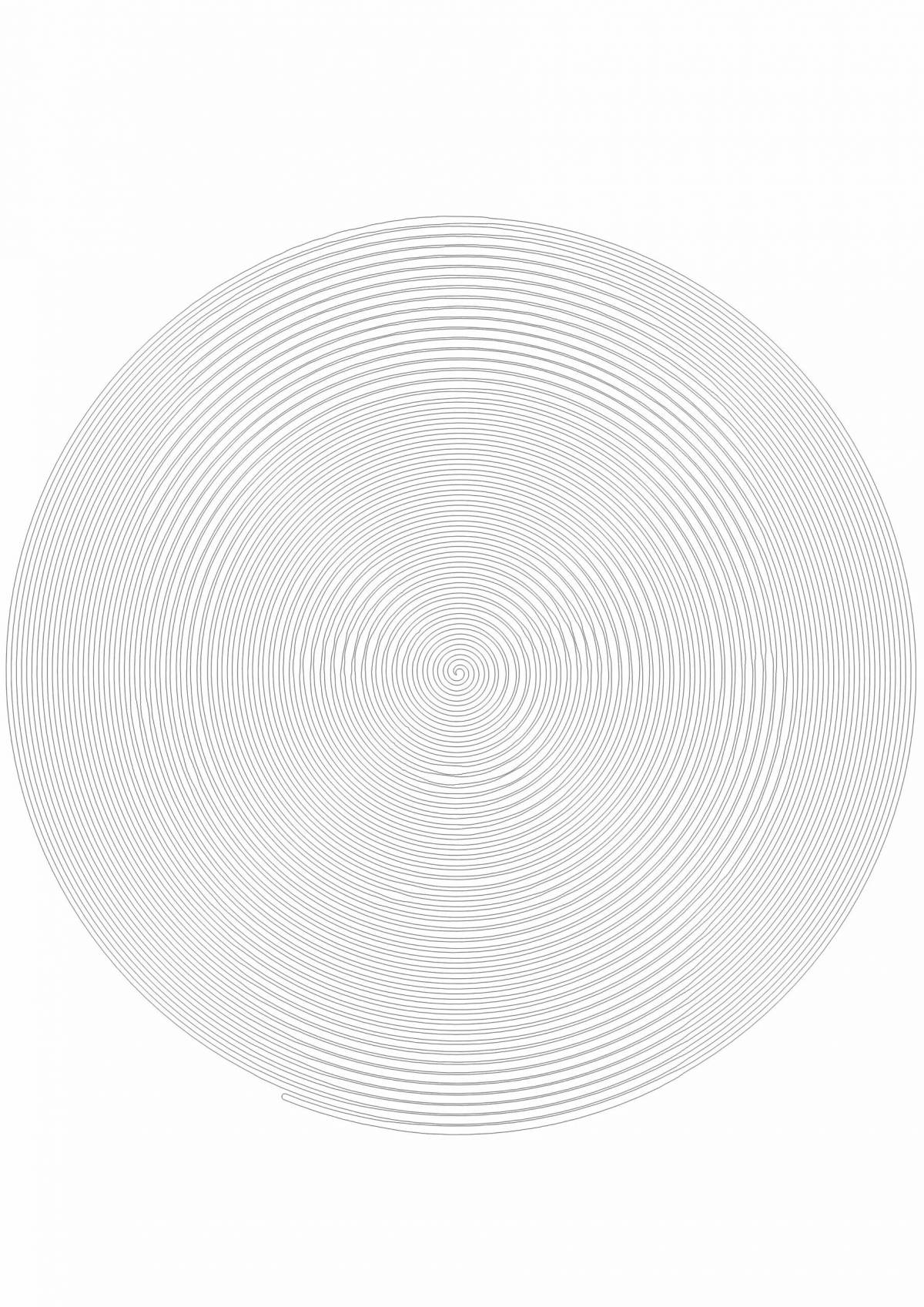 Photo Luminous coloring spiral supernatural