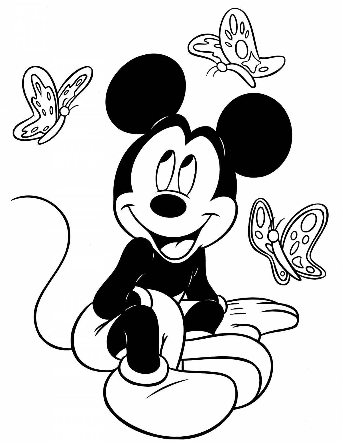 Mickey mouse incredible coloring book