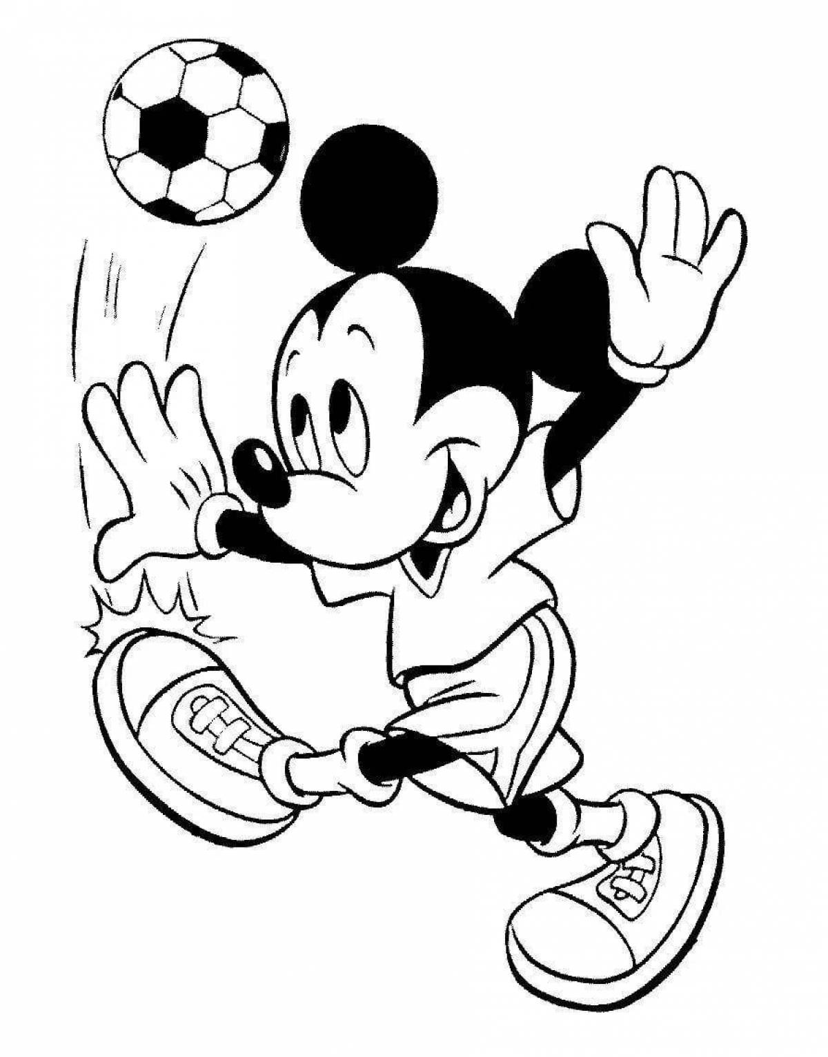 Mickey mouse inspirational coloring book