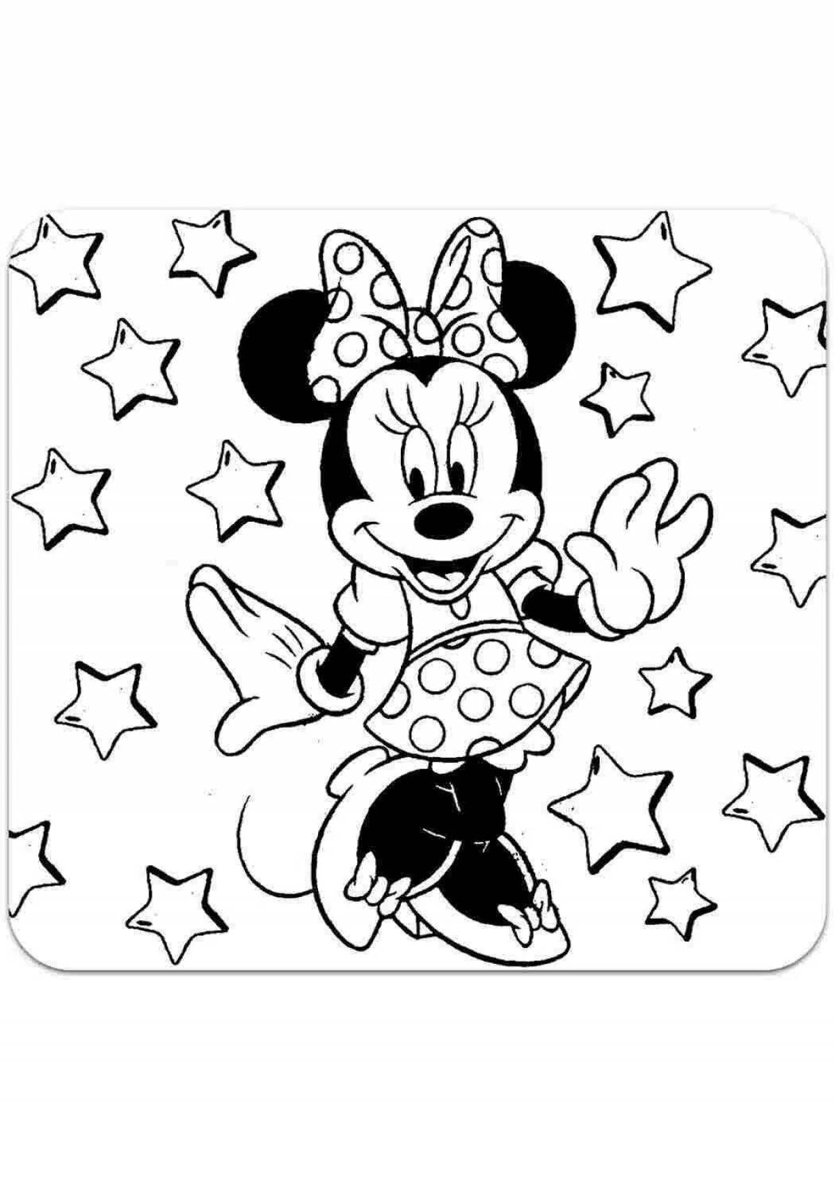 Fascinating Mickey Mouse coloring book