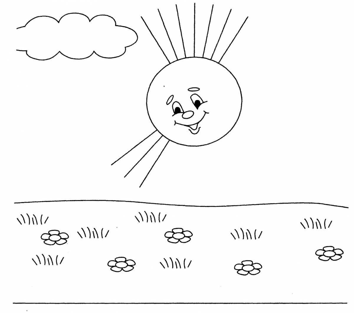 Charming coloring second junior group