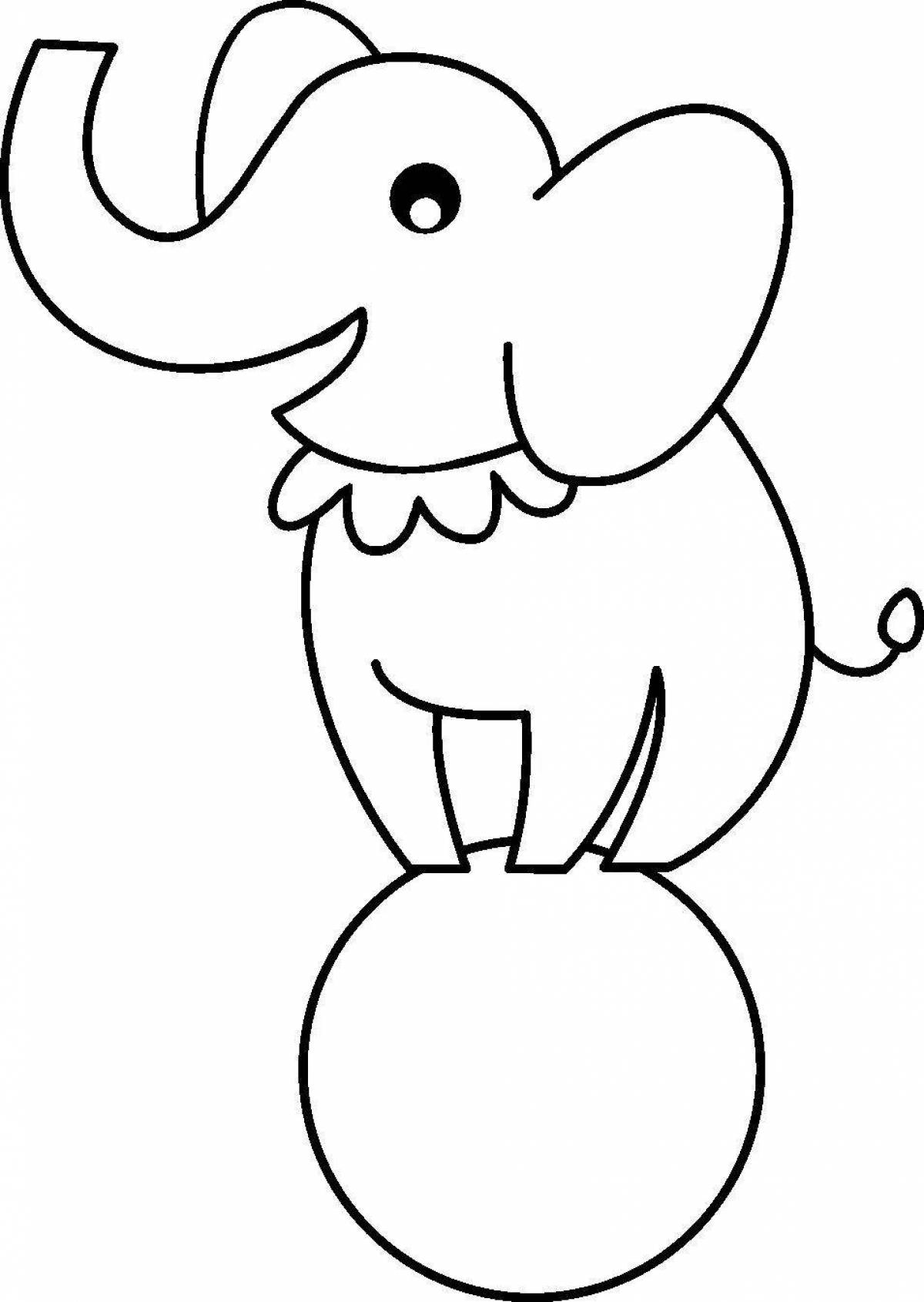 Color-creative coloring page second junior group